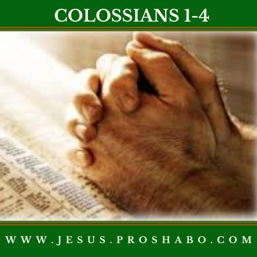 CODE 151: THE BOOK OF COLOSSIANS